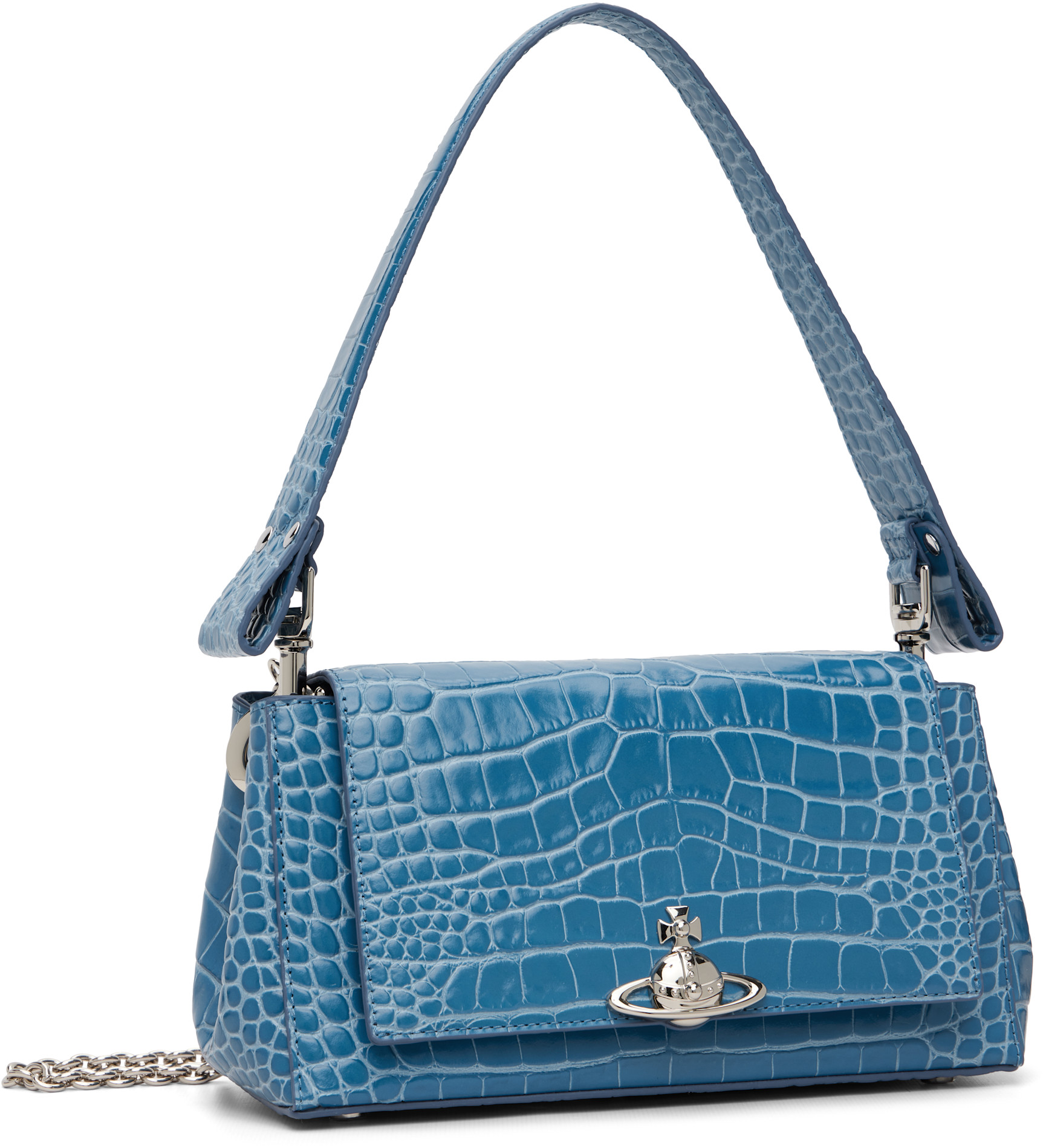 Vivienne Westwood: Blue Hazel Medium Bag | SSENSE Austria