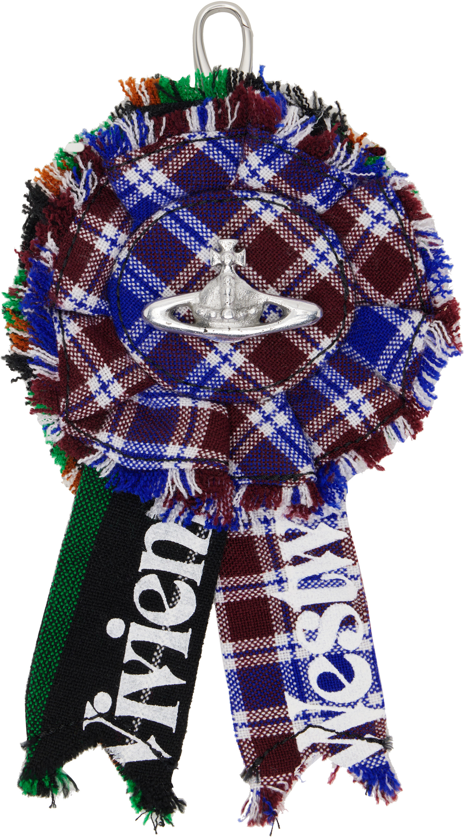 Vivienne Westwood /チャーム 便箋封筒　ノベルティ Vivienne Westwood: Blue Rosette Bag Charm | SSENSE