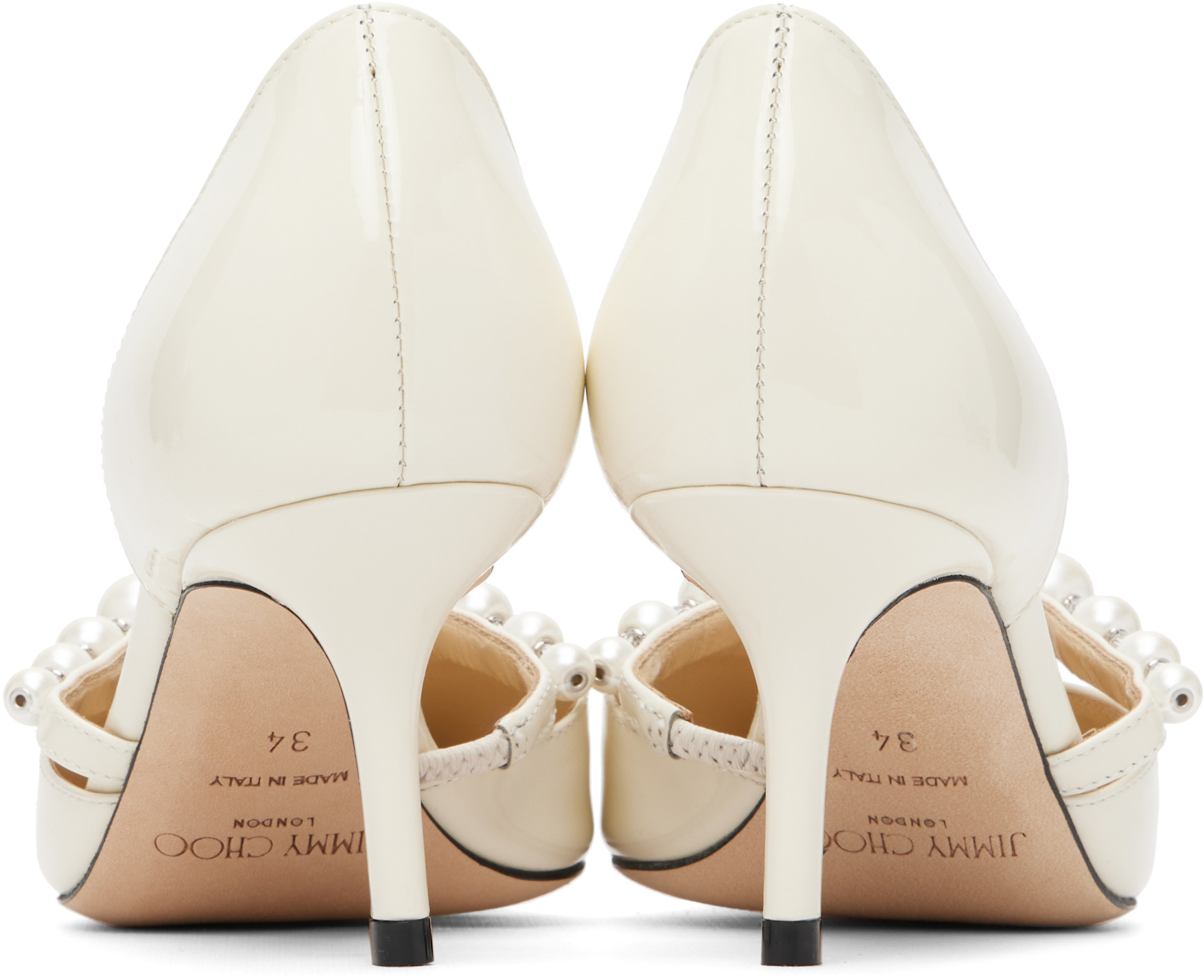 Aurelie 新品未使用 5点セット Jimmy Choo: オフホワイト Aurelie 65 ヒール | SSENSE 日本