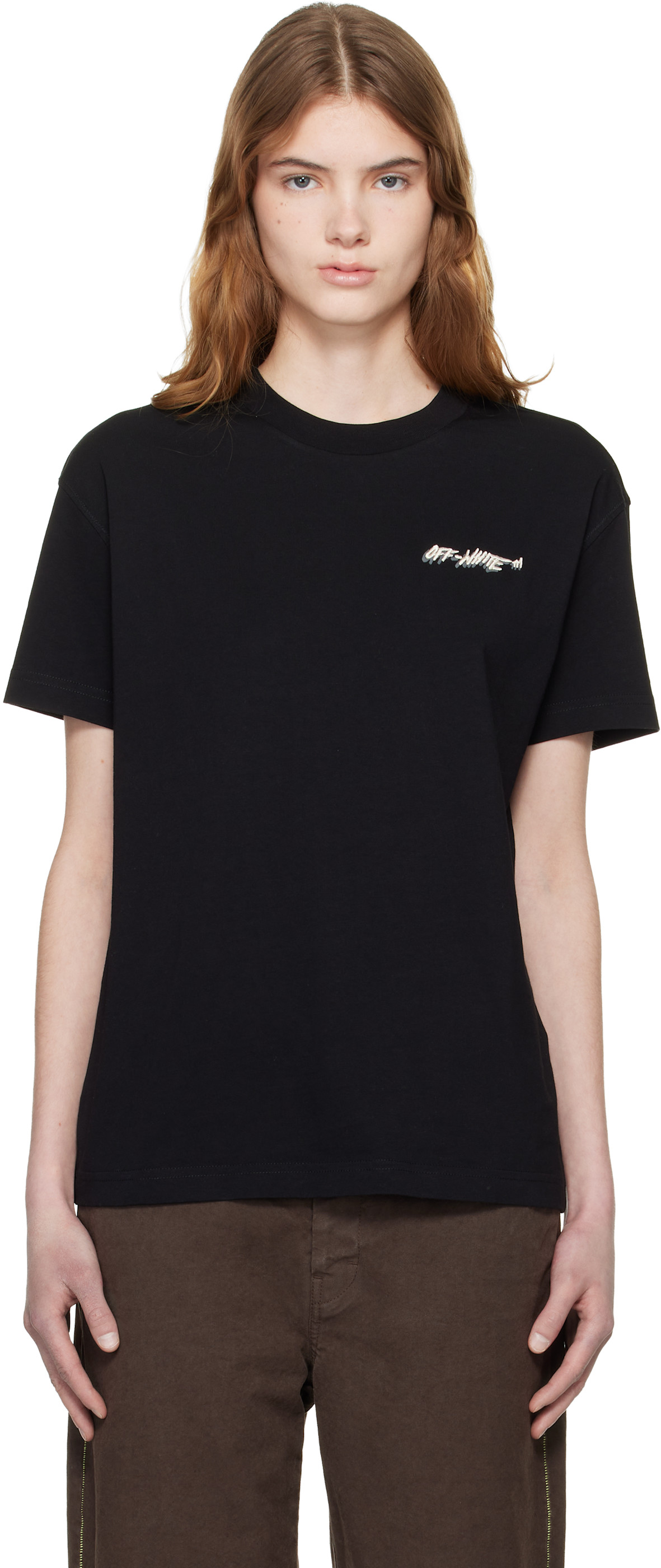 Off-White Black 'Off-White' Shadow Reg T-shirt