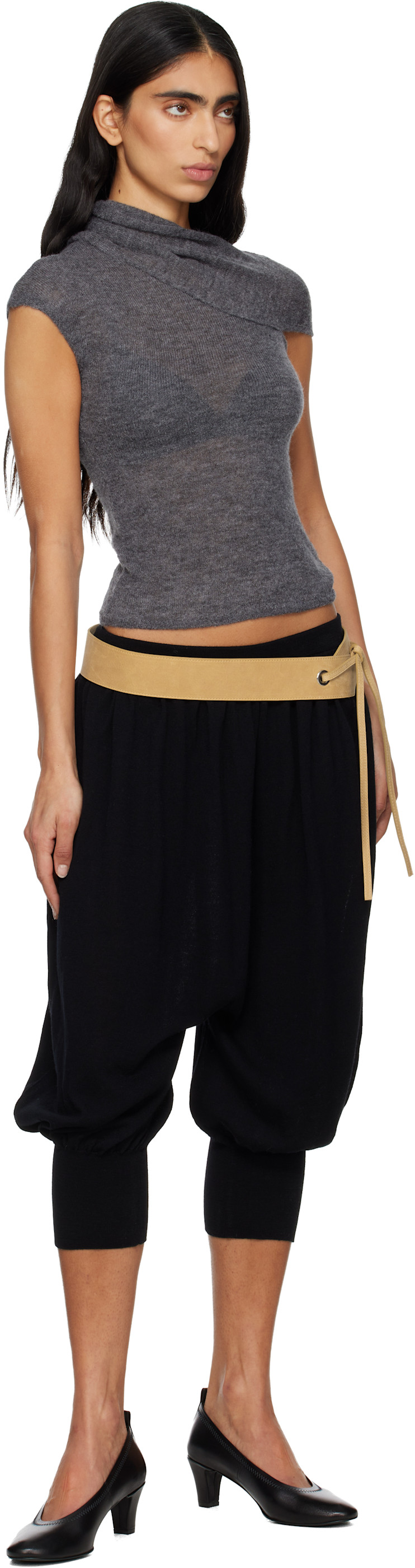 Paloma Wool: Gray Aurum Top | SSENSE Canada