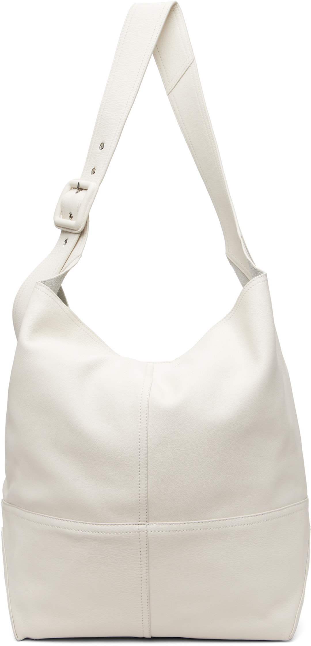 AMI ホワイト Taurillon Leather Étienne クロスボディバッグ