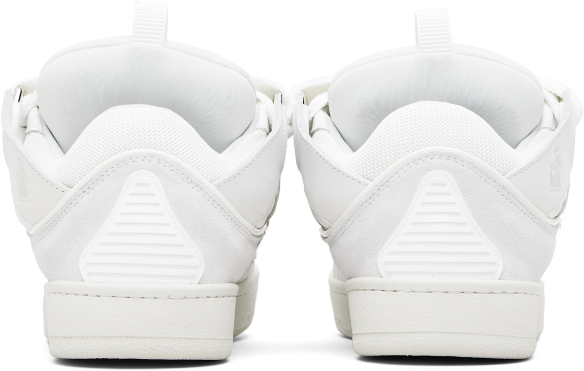 Off-White Leather Curb Sneakers