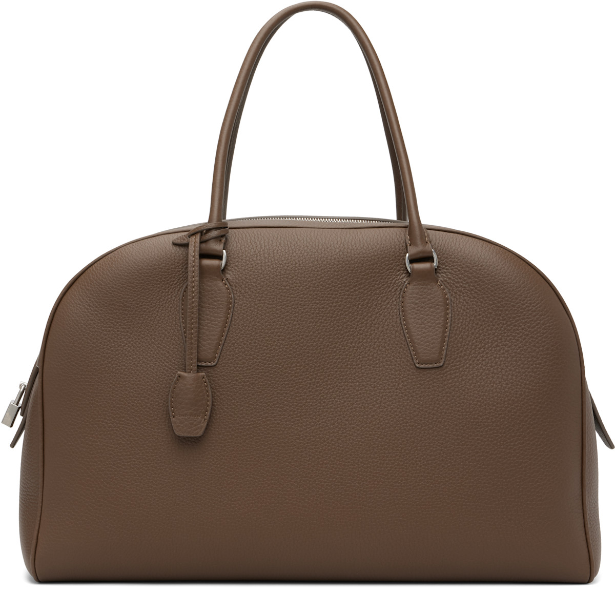 The Row ザロウ India インディア 15.75 レザーバッグ ブラウン SSENSE