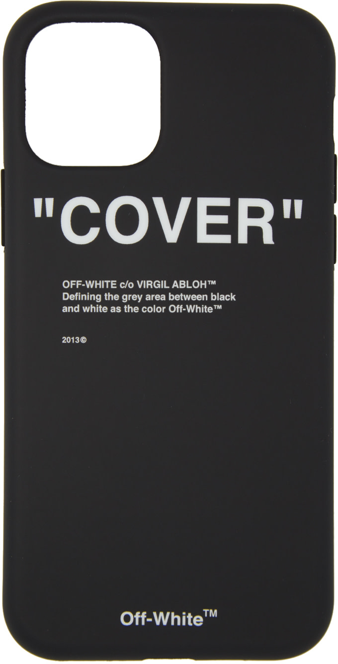 Off-White - SSENSE Exclusive Black Quote iPhone 11 Pro Case