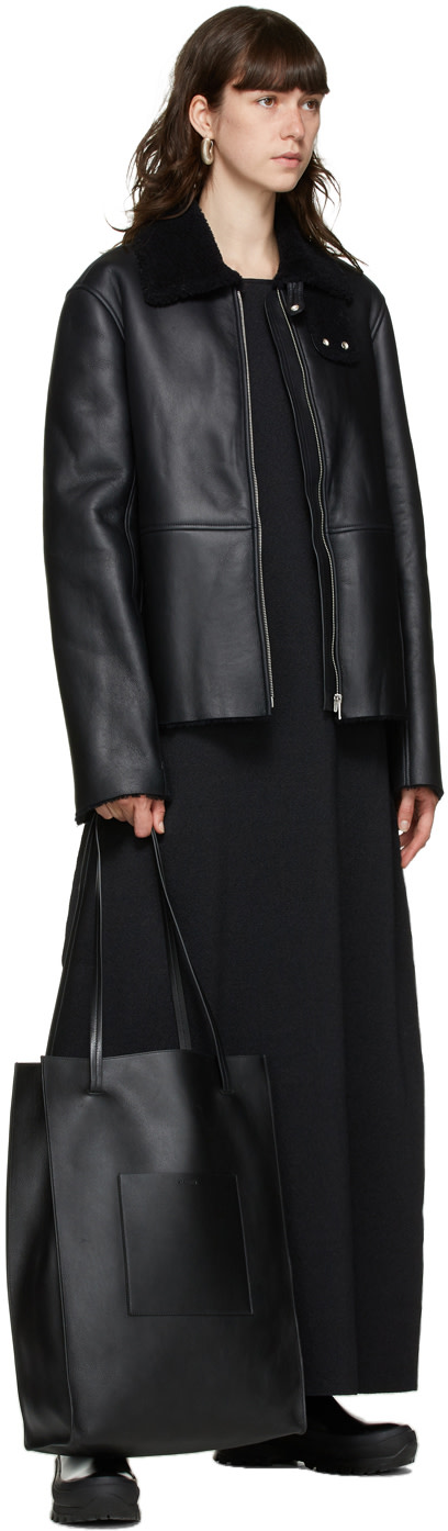 Jil Sander - Bottes noires Rubber Sole