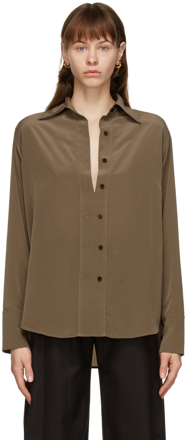 Eftychia - Khaki Closed Shirt