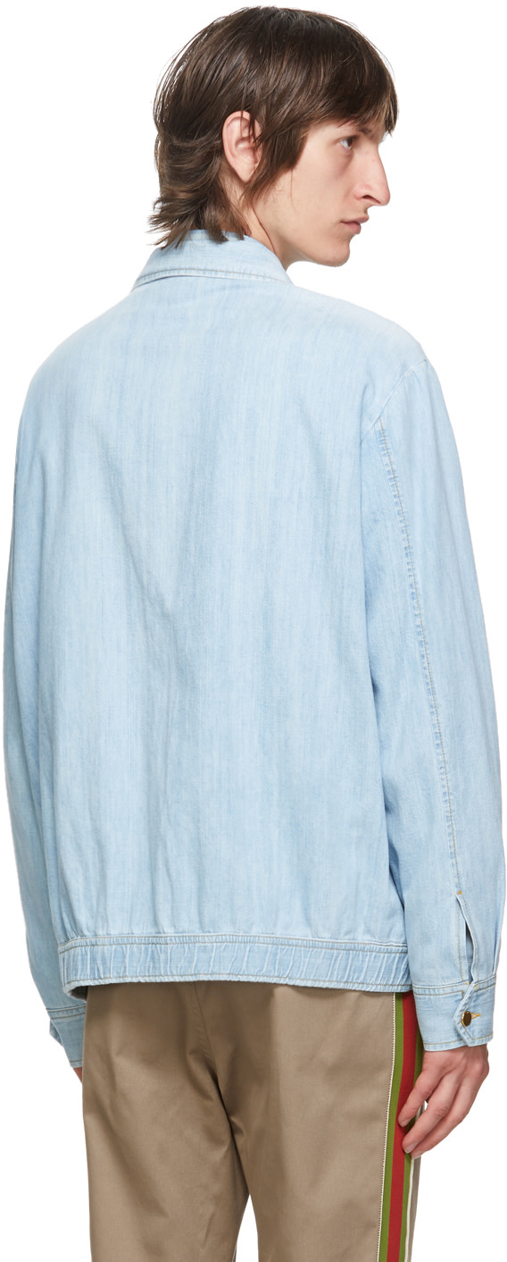 Gucci - Blue Denim Vintage Logo Jacket