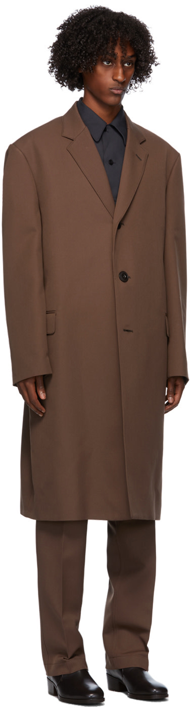 LEMAIRE - Manteau brun Suit