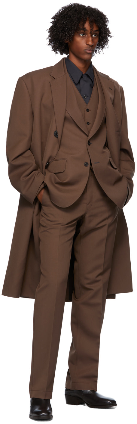 LEMAIRE - Manteau brun Suit