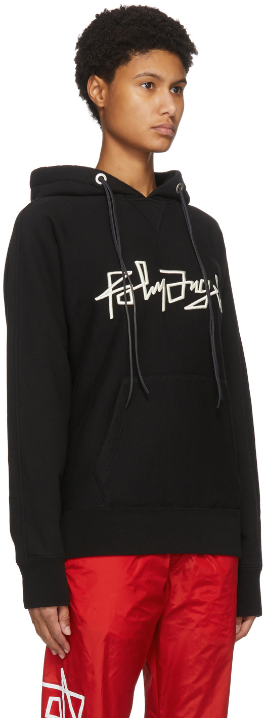 Palm Angels - Pull à capuche Desert noir à logo