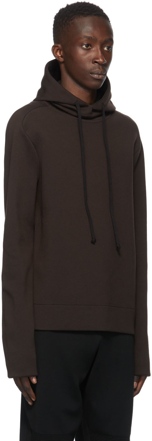 Bottega Veneta - Pull à capuche brun Double-Face