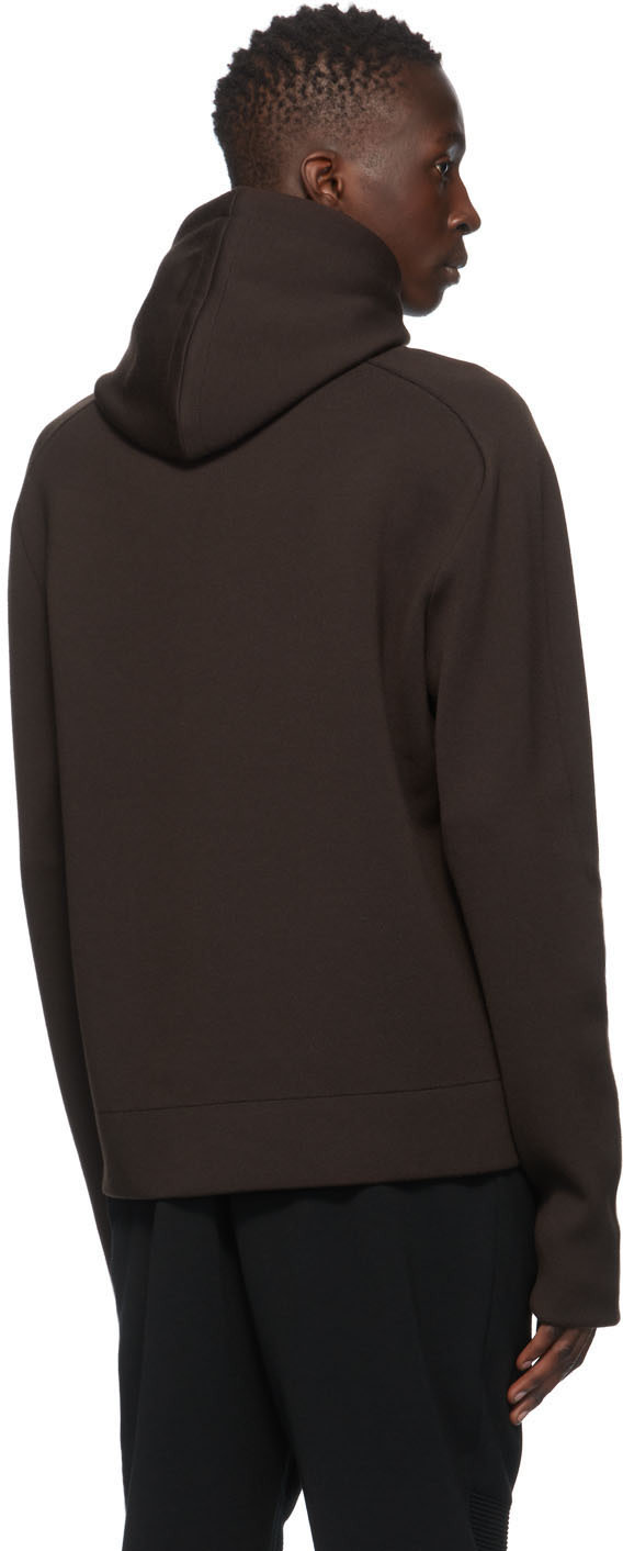Bottega Veneta - Pull à capuche brun Double-Face