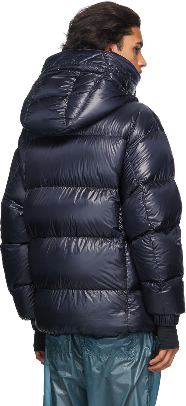 Moncler Grenoble: Navy Down Gressan Coat | SSENSE