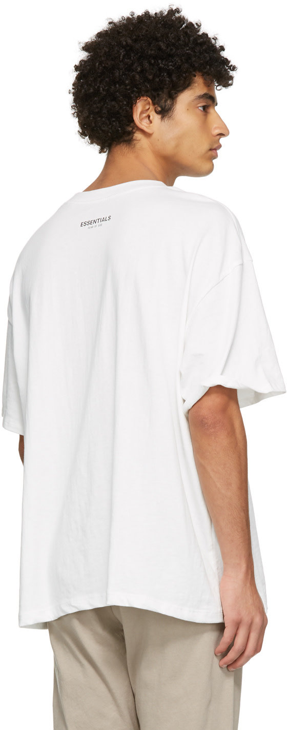 Fear of God ESSENTIALS - Ensemble de trois t-shirts blancs