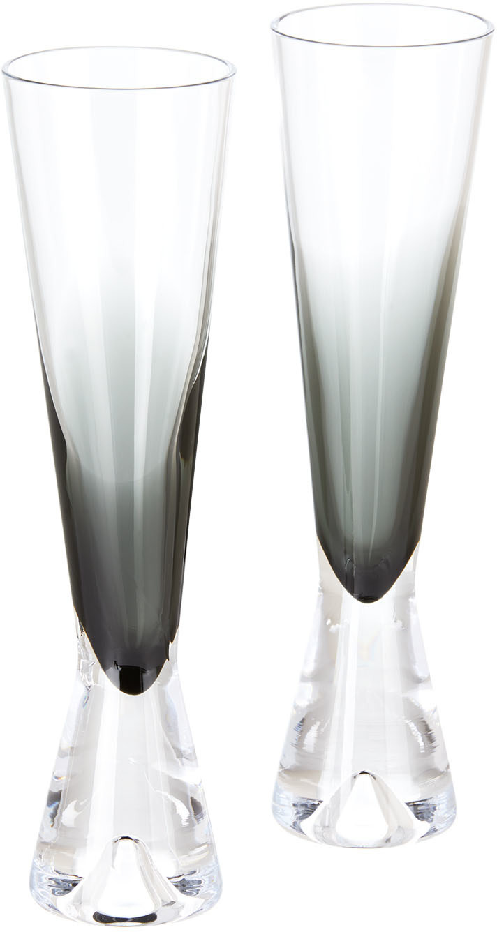 Tom Dixon - 블랙 탱크 샴페인잔 세트