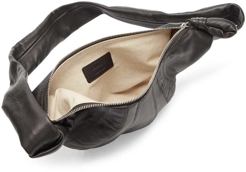 LEMAIRE - Sac brun Small Croissant