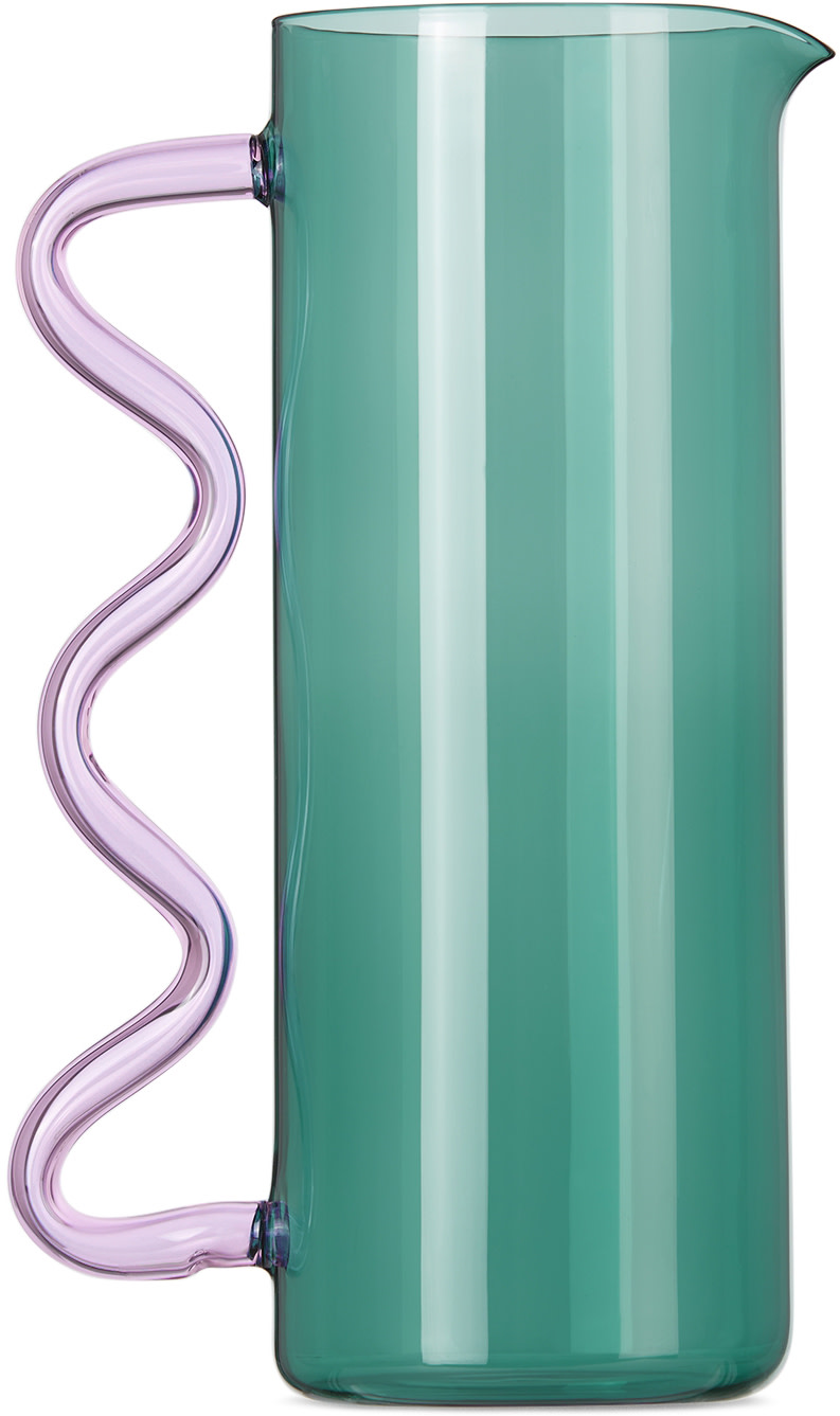 Sophie Lou Jacobsen - Cruche Wave bleue