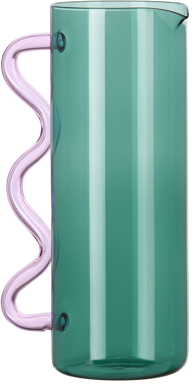 Sophie Lou Jacobsen - Cruche Wave bleue