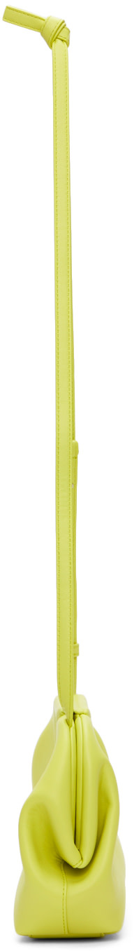 Bottega Veneta: Yellow Small V Clasp Bag | SSENSE