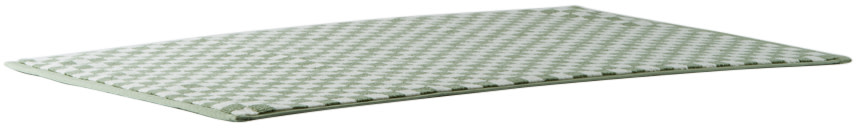 Baina - Green & White Beppu Bath Mat