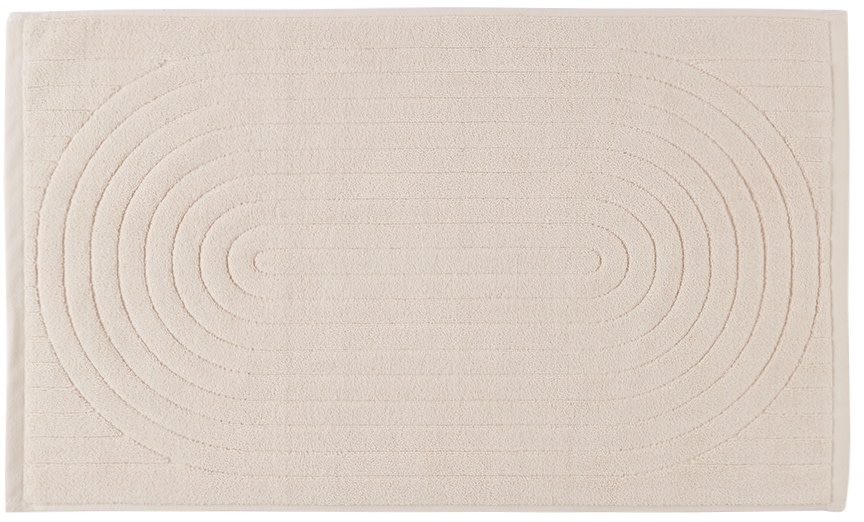 Baina - Tapis de bain Martha beige en coton bio
