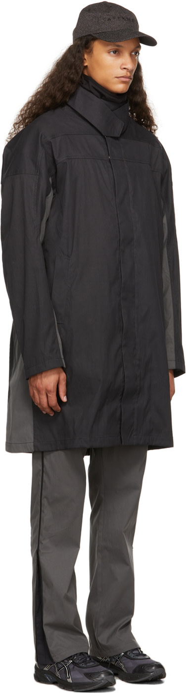 AFFXWRKS - Black Dual Collar Coat