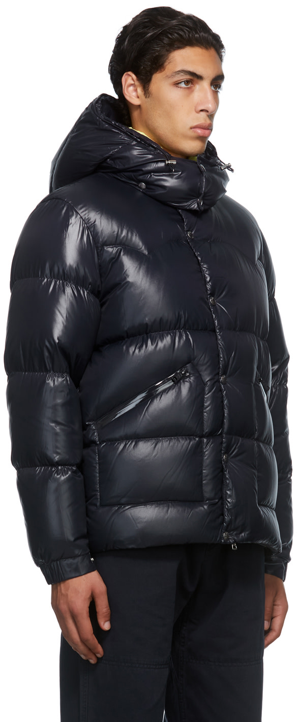 Moncler - Navy Logo Down Jacket