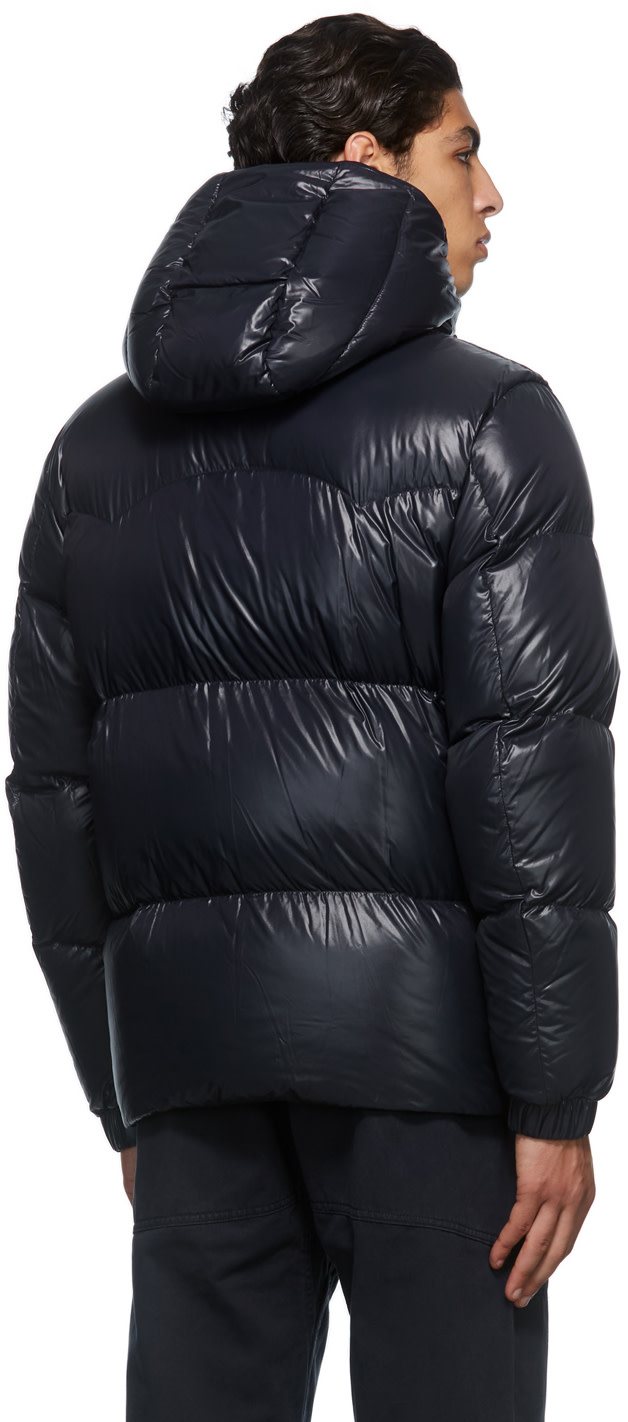 Moncler - Navy Logo Down Jacket
