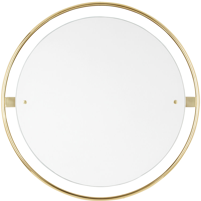 Audo Copenhagen - Miroir Nimbus en laiton poli