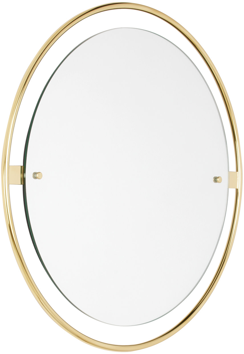 Audo Copenhagen - Miroir Nimbus en laiton poli
