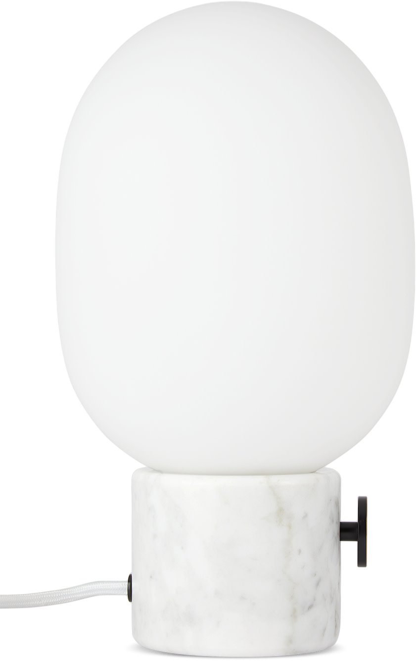 Audo Copenhagen - Lampe de table JWDA blanche en marbre