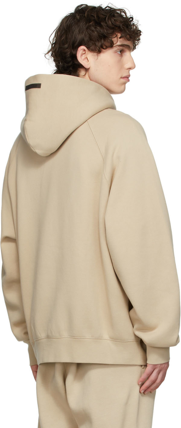Fear of God ESSENTIALS - SSENSE 独家发售驼色徽标连帽衫