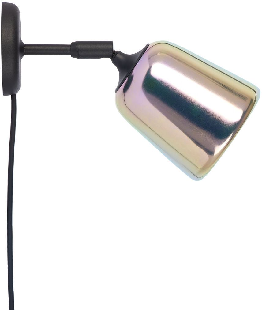 New Works - Lampe murale jaune en acier, EU