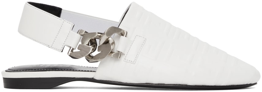 Givenchy - Mules à chaîne et à bride arrière