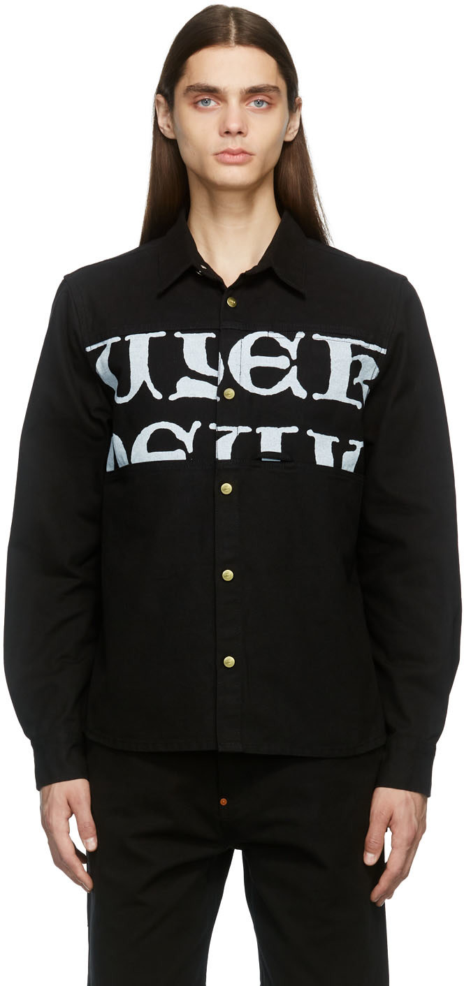 Vyner Articles - Black Vilma Worker Shirt