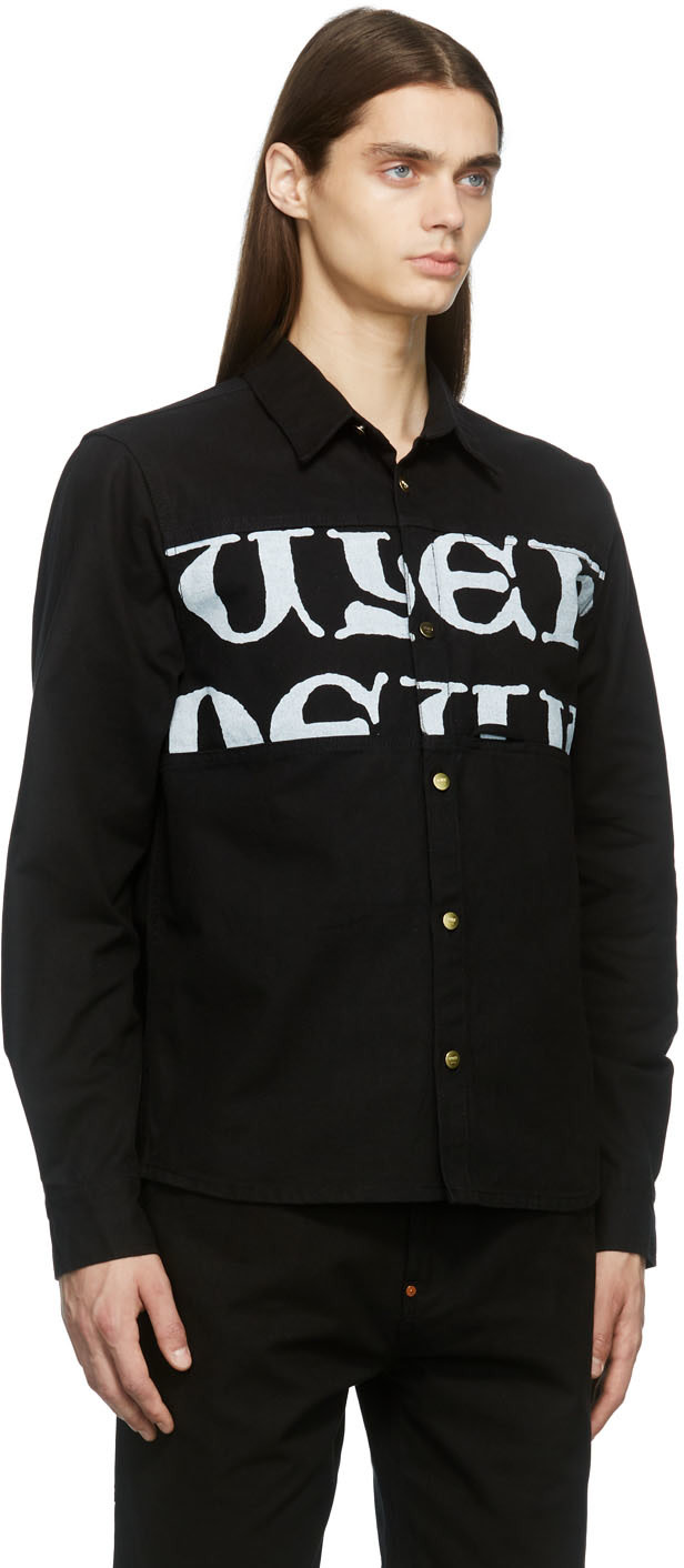 Vyner Articles - Black Vilma Worker Shirt