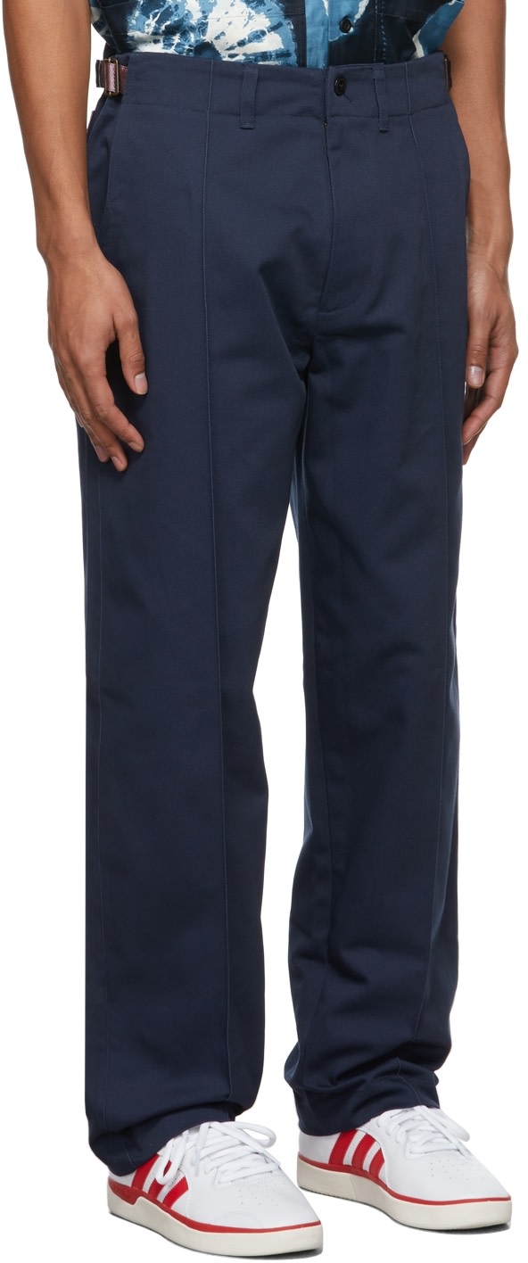 Nicholas Daley - Navy 70s Trousers