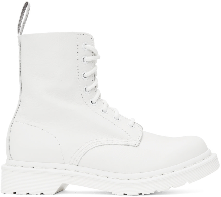 Dr. Martens - White 1460 Pascal Boots