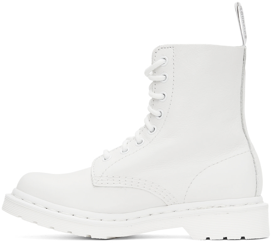 Dr. Martens - Bottes 1460 Pascal blanches