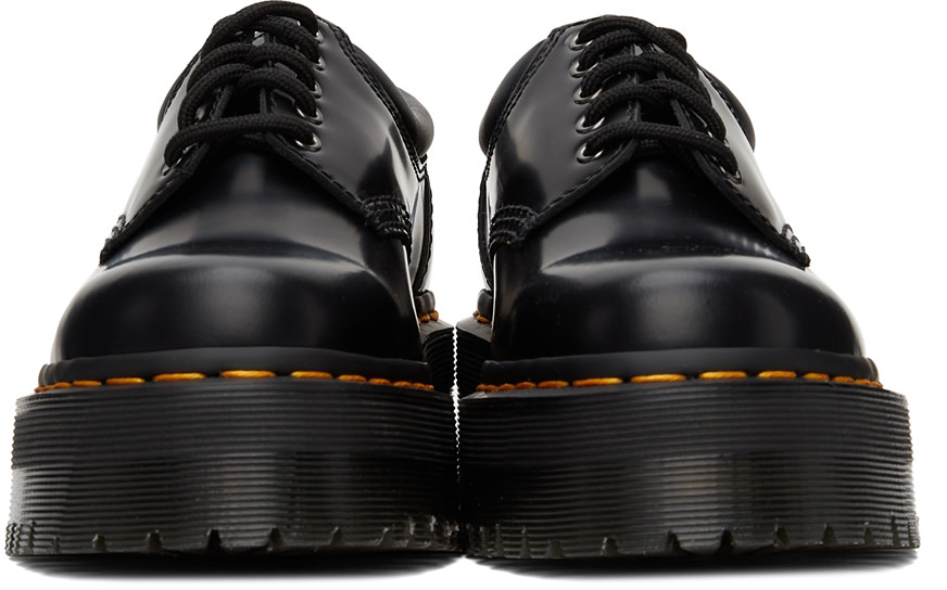Dr. Martens - Derbys Quad noirs à plateformes