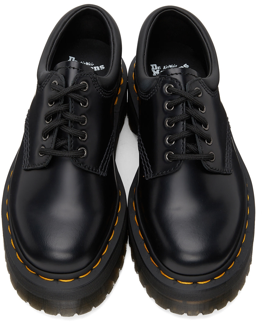 Dr. Martens - Derbys Quad noirs à plateformes