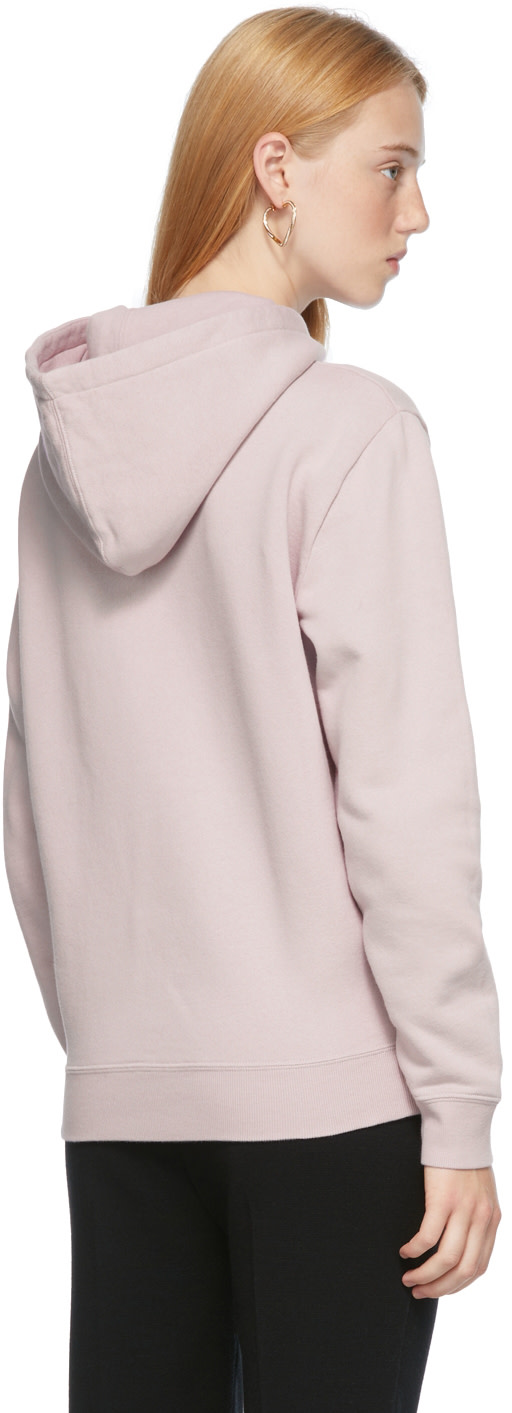 Saint Laurent - Pull à capuche Rive Gauche mauve