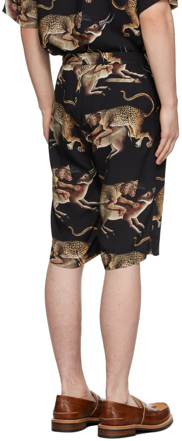 Endless Joy - Black Leopard Shorts