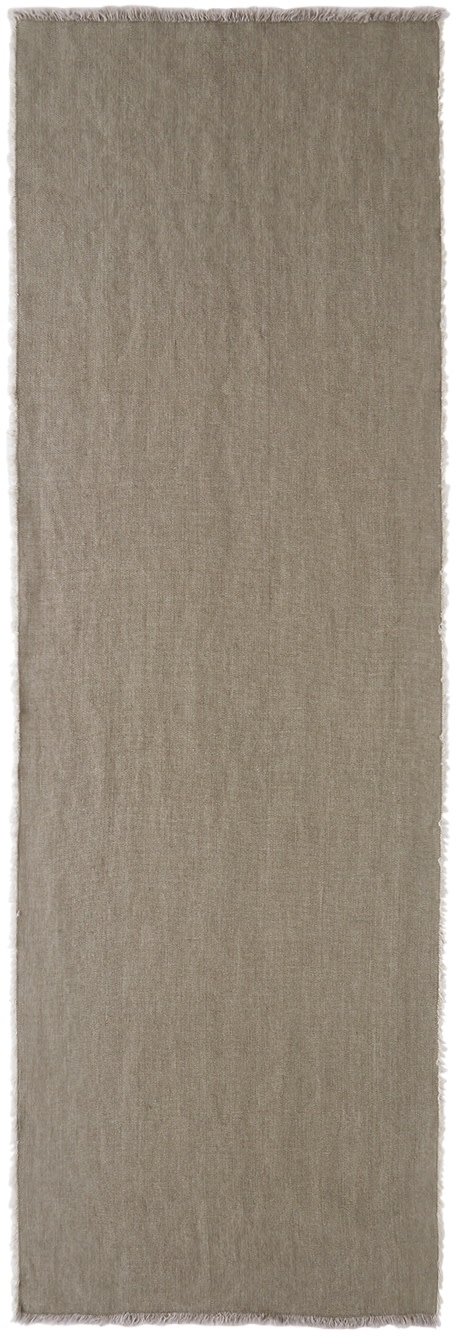 R+D.LAB - Nappe nattée grise en lin
