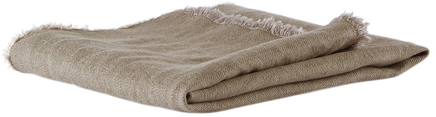 R+D.LAB - Nappe nattée grise en lin