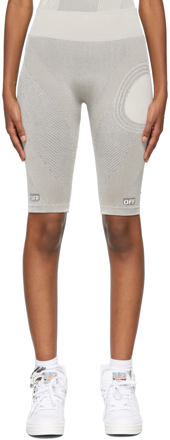 Off-White - Short cuissard Meteor gris