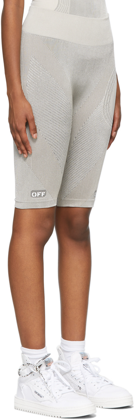 Off-White - Short cuissard Meteor gris