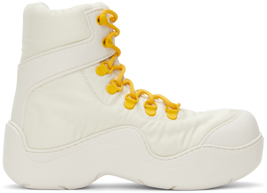 Bottega Veneta: Puddle Bomber Boots | SSENSE