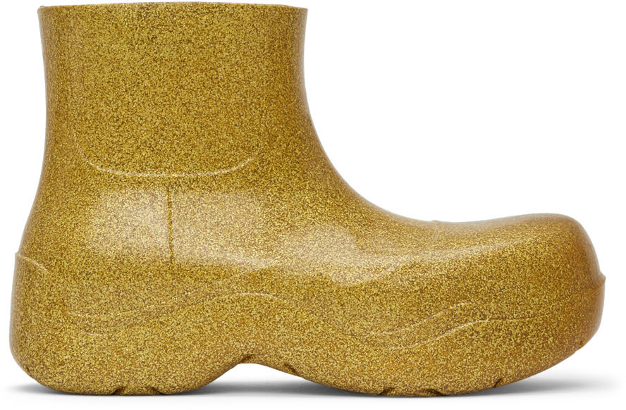 Bottega Veneta - Gold Puddle Boots